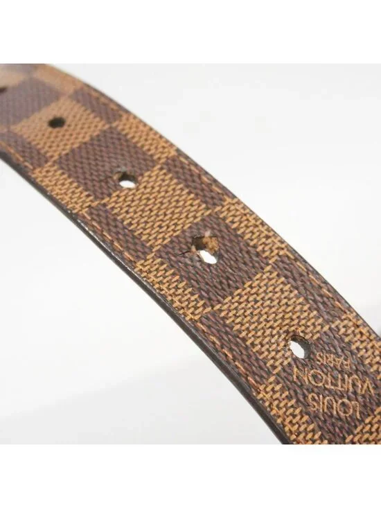 ★SOLD★ Louis Vuitton Belt Damier Ceinture Carre Ebene - Picture 4 of 9